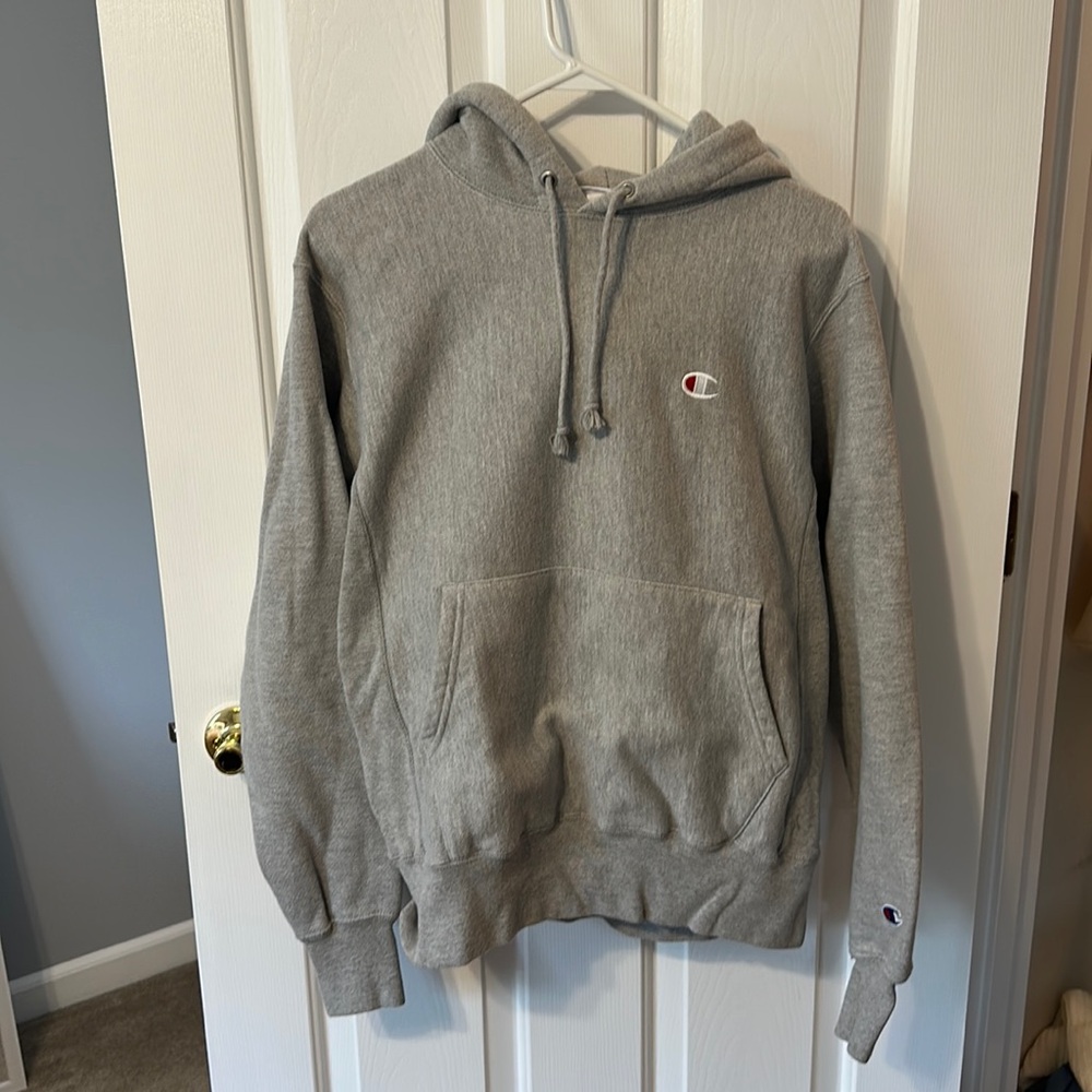 Champion Reverse Weave Oxford Gray Hoodie
